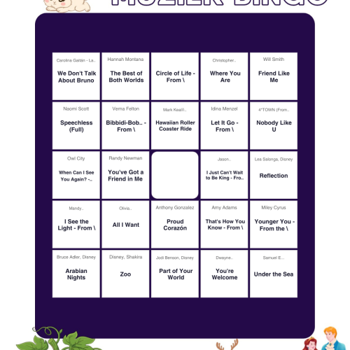 Muziekbingo Disney