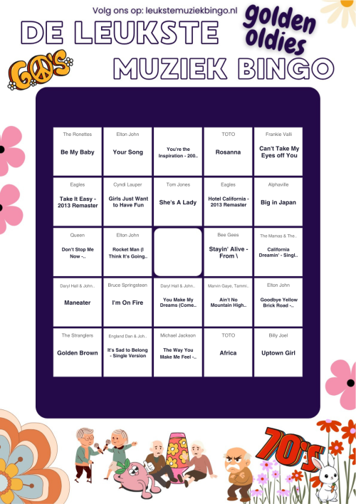 Muziekbingo Golden Oldies