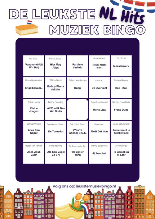 Muziekbingo NL Hits