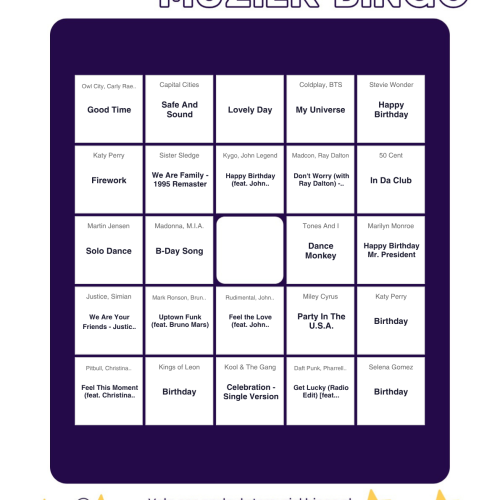 Muziekbingo Verjaardag